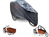 CUHOC Lastenrad Abdeckplane (XL) für Cangoo, KeeWee, Bimas, Vogue, Riksja, johnny Loco, Riese & Müller, Troy, Nihola, Winther Kangaroo, Fietsfabriek und Babboe - Redlabel