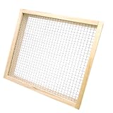 Gartensieb Bodensieb - Manuelles Erd-Sieb aus Metall | Heavy Duty Kompost Sieb, Sand, Laub und Steine Sieben, Tragbar für Männer Frauen, Gartenarbeit, Pflanzenpflege, Kompost, Outdoor, Robust, Praktis