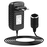 Netzgleichrichter Netzadapter Adapter 100V-240V auf 12V/3A, 36W KFZ Netzadapter AC auf DC Spannungswandler für Autostaubsauger Auto-Ladegerät Kompressor DVR Luftreiniger 36 W Adapter 230V auf 12V 3A