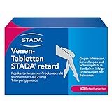 Venen-Tabletten STADA retard - rein pflanzliches Venenmittel - Wirkstoff der Rosskastanie - gegen Schmerzen, Schwellungen und Schweregefühl in den Beinen - 1 x 100 Retardtabletten