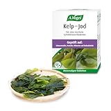 A.Vogel Kelp-Jod, 120 Jodtabletten, natürliches Jod aus Kelp Meeresalgen, Nahrungsergänzungsmittel aus Braunalge, unterstützt Schilddrüse und Nervensystem, laktosefrei, glutenfrei