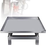 SRFTT Betonvibrationstisch, ACSmall Vibrationsprüfstand Testblock Vibrationsplattform Edelstahl Betonschüttler 35 * 35 cm