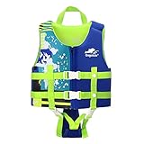 Gogokids Kinder Schwimmweste Folat Jacket, Kleinkind Schwimmtraining Bouyancy Badeanzug Assist Badebekleidung für 22-30 kg 7-9 Jahre Baby Kids