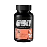 ESN Zinc, 120 Kapseln, Zinkbisglycinat, 25 mg Zink pro Kapsel, vegan