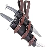 Mittelalterliches Lederschwert, Frosch, LARP, Renaissance, Wikinger, Krieger, Ritter, Schwert, Holster, Kostümzubehör Für Cosplay-kostüme