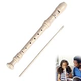Flöte,Blockflöte,Blockflöte Kinder,Blockflöte Holz,Blockflöte Deutsche Griffweise,8-Loch-Flöte,Kinderflöte,Für Erwachsene,Kinder Flöte Mit Reinigungsstift Und Bedienungsanleitung
