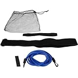 Hohopeti Schwimmtrainer Widerstandsgurt mit Elastischem Zugseil Schwimmtraining für Erwachsene und Jugendliche Schwimmgürtel für Krafttraining und Stationäres Schwimmen im Pool