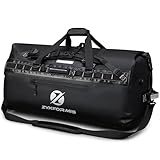 wasserdichte Reisetasche, Großer Duffle Bag Rucksack für Abenteuer, Dry Bag Seesack mit Rucksackfunktion für Camping, Bootfahren, Angeln, Kajakfahren, Strandurlaub, Größen 65 L/110 L/160 L