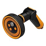 Fiskars Sprühpistole Multi, 5 Funktionen, Stufenlose daumengesteuerte Durchflusskontrolle, Universalgröße, Schwarz/Orange, 1065485