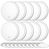 CHZHVAN Rauchmelder 10 Jahre Batterie mit Magnethalterung, Europäischen Norm EN14604 Geprüft Funk Feuermelder | Ohne Bohren, 85dB Rauchwarnmelder, 10er Set