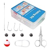 Angelzubehör Set,Köder & Zubehör Set - Multifunktion Komplettset für Vater Ehemann Männer Barsch Forelle Wels Fluss See Camping