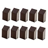 ORFOFE 10 Stück Teiliges Scheuerschwämme mit Emery oberfläche Kratzfeste Reinigungsschwämme für Töpfe und Pfannen Wiederverwendbar Vielseitig Einsetzbar für Küche und Haushalt