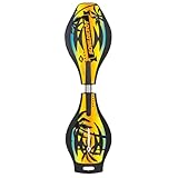 Schildkröt® Waveboard Good Vibes Ocean Drive, Schwarz-Gelb