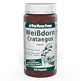 The Nutri Store Weissdorn 450 mg Kapseln 240 Stück mit sekundären Pflanzenstoffen aus Crataegus Weissdorn Nahrungsergänzungsmittel