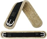 Jeereal Fleece-Western-Cinch-Gurt, atmungsaktiv, für Westernsattel, Schwarz, 28 Inch