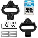 Roysmart Fahrrad Schuhplattenset, Bike Cleats, Bike Pedal Cleats für Herren & Damen, Pedalplatten Fahrradzubehör Set für Shimano, Fahrrad Cleat Set für Mountainbike & Indoor Cycling