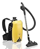 MELISSA 16420275, Rückenstaubsauger,Rucksack Staubsauger Rücken-Sauger-Wandsauger 899 Watt,mit Blas-Funktion, Gelb Schwarz, 25, 5 x 49 x 32 cm, W