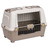 Hundebox Transportbox Autobox Reisetransportbox für Hunde Skudo Car 77 x 43 x 53 cm