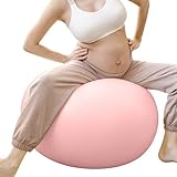 WJIHUYU Workout-Übungsball, rosa, langlebig, extra dick, Stabilitätsball mit Schnellpumpe, Anti-Burst- und Rutschfester Stabilitätsball für Geburtsübungen in der Schwangerschaft, Physiotherapie