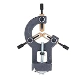 Mini-Drehmaschine-Stabilisator, Metall-Holz-Drehbank-Lünette für WM-210 8x16, MX-210, 210x400, 210x750 Mini-Drehmaschine, 3-Kontakte-Design, Mittelrahmen-Metall-Lünette für