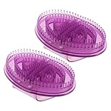 BESTYASH 2 Teilige Meridian Massagebürste Silikon Körpermassagebürste – Handschrubber Zur Entspannung Ergonomisch Und Hautfreundlich – Massagegerät Für Zuhause Und Den Salon