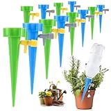 Automatic Watering Set, 24 PCS Bewässerungssystem für Garten, Balkon & Zimmerpflanzen, Plant Water Dispenser mit einstellbarer Wassermenge, Ideal für Watering Indoor Plants & Outdoor-Pflanzen