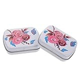 Housoutil 2Stücke Aufbewahrungsbox für Schreibwaren Praktischer Halter mit Flip Große Kapazität für Studenten Tragbar für Ordnung und Aufbewahrung