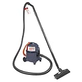 Hitachi Staubsauger CV-400P PRO + Beutel + HEPA Filter 4,5L - Profi Bodenstaubsauger 880W leise 74 dB, 13m Radius, Teppichdüse & Zubehör, Gewerbesauger Haushalt & Industrie - beutellos nutzbar (Grau)