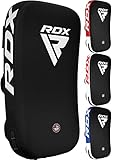 RDX Schlagpolster zum Kampfsport, Curved Trittschlagpolster Kickboxen, Muay Thai Training, Maya Hide Leder Boxen Schlagkissen, MMA Thai Pads Trainerpratzen Boxpratzen Boxpads (Nur EIN Pad)