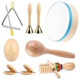 MXTIMWAN Musikinstrumente für Kinder ab 3 Jahre, Holz Montessori Instrumente Kinder, Percussion Instrumente für Jungen, Mädchen, Geschenke für Kleinkinder (Stil B)