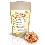 Aprikosen-Kerne 1000 g bitter naturbelassen, unbehandelt, ungeschwefelt, ohne Schale, gereinigt, vegan, ohne Gentechnik, nicht zum Verzehr geeignet, enthalten Amygdalin. (1000 g (1er Pack))