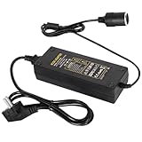 Spannungswandler 230v auf 12v, KFZ Netzadapter 10A 120W, Adapter Zigarettenanzünder Steckdose, Spannungswandler AC auf DC 230V auf 12V, Netzteil Adapter für Kühlbox, Kompressor, Autostaubsauger