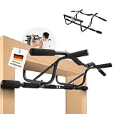 EVERLEVEN [NEU] Klimmzugstange Türrahmen [Klimmzugstange ohne Schrauben] Fitness Stange Pull Klimmzugstange Tür Reckstange [7-22 cm] Pull Up Bar Trainingsstange [geschütztes Design]