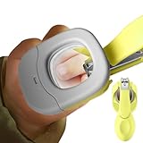 Babynagelknipser,Leuchtender Zehennagelknipser Mit Vergrößerungsfunktion | Rutschfeste Zehennagelschere für Haushalt Reise Tägliche Pflege Eltern