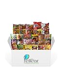 Pellear® Helal-Instant-Box - 30 leckere asiatische Instant Nudeln Box aus Ramen & Nudelsuppen - zufälliger Mix versch. Sorten & Portionsgrößen wie Huhn, Rind, Shrimps, Gemüse uvm. - Asia Geschenkbox