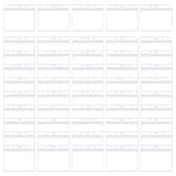 50 Stück Ausweishülle Transparente aus PVC, Ausweishüllen Wasserdichte Kartenhüllen für Ausweise, Namensschilder, Kreditkarten, Schülerausweise, Dienstausweise, Fahrzeugschein Hülle, Badge Holder