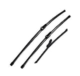 AERO SCHEIBENWISCHER 600/475 + BOSCH A281H KOMPLETTSATZ VORNE + HINTEN WISCHBLÄTTER