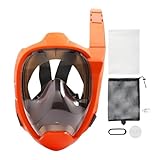 Schnorchelausrüstung Für Erwachsene - Schwimmmaske, Tauchset | 180 ° Panorama-Anti-Fog-Schnorchelmaske, Trockener Top-Atemrohr, Leckdes Versiegelungsgesichtsabdeckung, Verstellbarer Riemen Männer