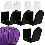 Baseball-Handschuhständer – Acryl, ohne Bohren, platzsparender Sport-Organizer, Wandhalter, für Innenbereich, Zuhause, Büro, Schule, Klassenzimmer, Schlafsaal, Schlafzimmer, Herren, Spielerteam