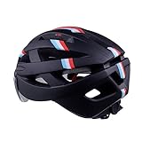 LIOOBO Fahrradhelm Helm zum Reiten Fahrrad schutzhelm Reithelm Black