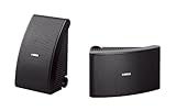 Yamaha NS-AW592 2-Wege Außenlautsprecher (150 Watt, 88 dB) 1 Paar schwarz