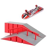 xbiez Kinder Mini Scooter/Fingerboard Ramp Teil Set Park Für Jungen/Mädchen Geburtstagsgeschenke Für Kinder 6-8 Für Kreative Spiele BSDM Lingere Frauen