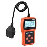 QWORK® OBD2 Diagnosegerät Auto, Auto Diagnosegerät mit 2.4 Zoll Display, Fehlerauslesegerät KFZ, Kompatibel mit den meisten Automodellen