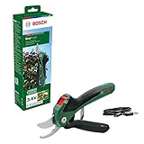 Bosch Akku-Gartenschere EasyPrune (Integrierter 3,6 Volt Akku; 450 Schnitte pro Akkuladung; aufladbar über Micro-USB-Kabel; in Karton)