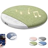 Generisch Bluetooth Pillow Speaker for Sleeping, Mini Portable Under Pillow Speaker, Flat Under Pillows Speakers, with Stereo Bass White Noise, Volume Control Auto-Off, for Adult Kids (Green)