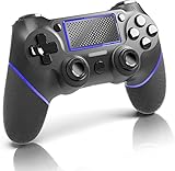 LeeveYoun Controller für PS-4,Wireless Game Controller Kompatibel mit PS-4 /Slim/Pro/PC (WIN 7/8/10) mit Analogsticks/Dual Vibration/6-Achsen-Bewegungssensor,Ersatz für PS-4 Controller