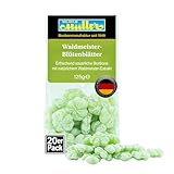 WILHELM Müller Waldmeister Bonbons in Blütenform - Retro Fruchtbonbons - Bonbons mit Waldmeister Geschmack - Im praktischen Beutel aus Deutschland - 2500g