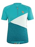 Ziener Unisex Kinder Nacis Fahrradtrikot/Radtrikot - Mountainbike/Rennrad, Aquamarine, 164