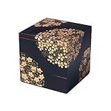 IPPINKA Japanische Jubako Box 15 cm – Schwarz und Gold – 3 Ebenen Stapelbox mit Deckel – spülmaschinenfest – Yamanaka Lackgeschirr – handbemalt von Handwerkern