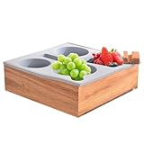 Sofaschale – Bettbecherhalter, Autokassenhalter | Sofa Becherhalter aus Holz, abnehmbare Couch Getränkehalter Sofa Organizer, Sofa Snacktablett zum Essen, Sofa, Boot, Bett, Strand